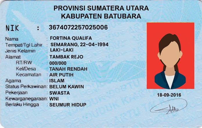 Contoh KTP